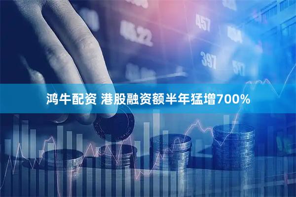 鸿牛配资 港股融资额半年猛增700%